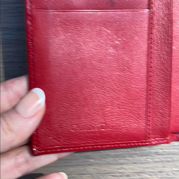 Christian Dior red leather wallet - Picture 5 of 6